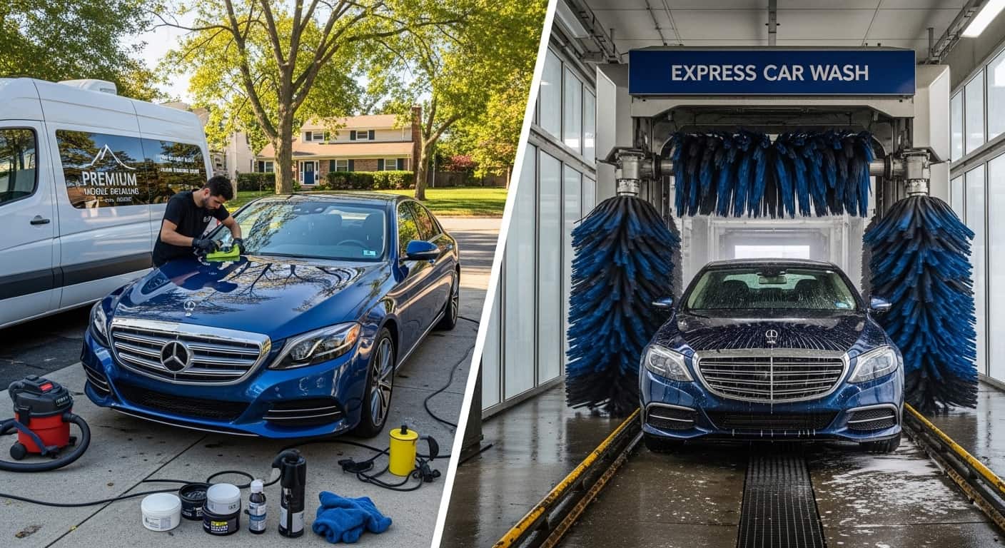 Mobile Car Detailing in New Jersey vs Car Wash